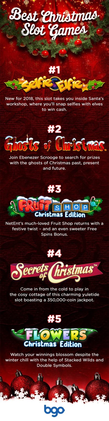 Avoid festive burnout: relax playing the best slot games this Christmas